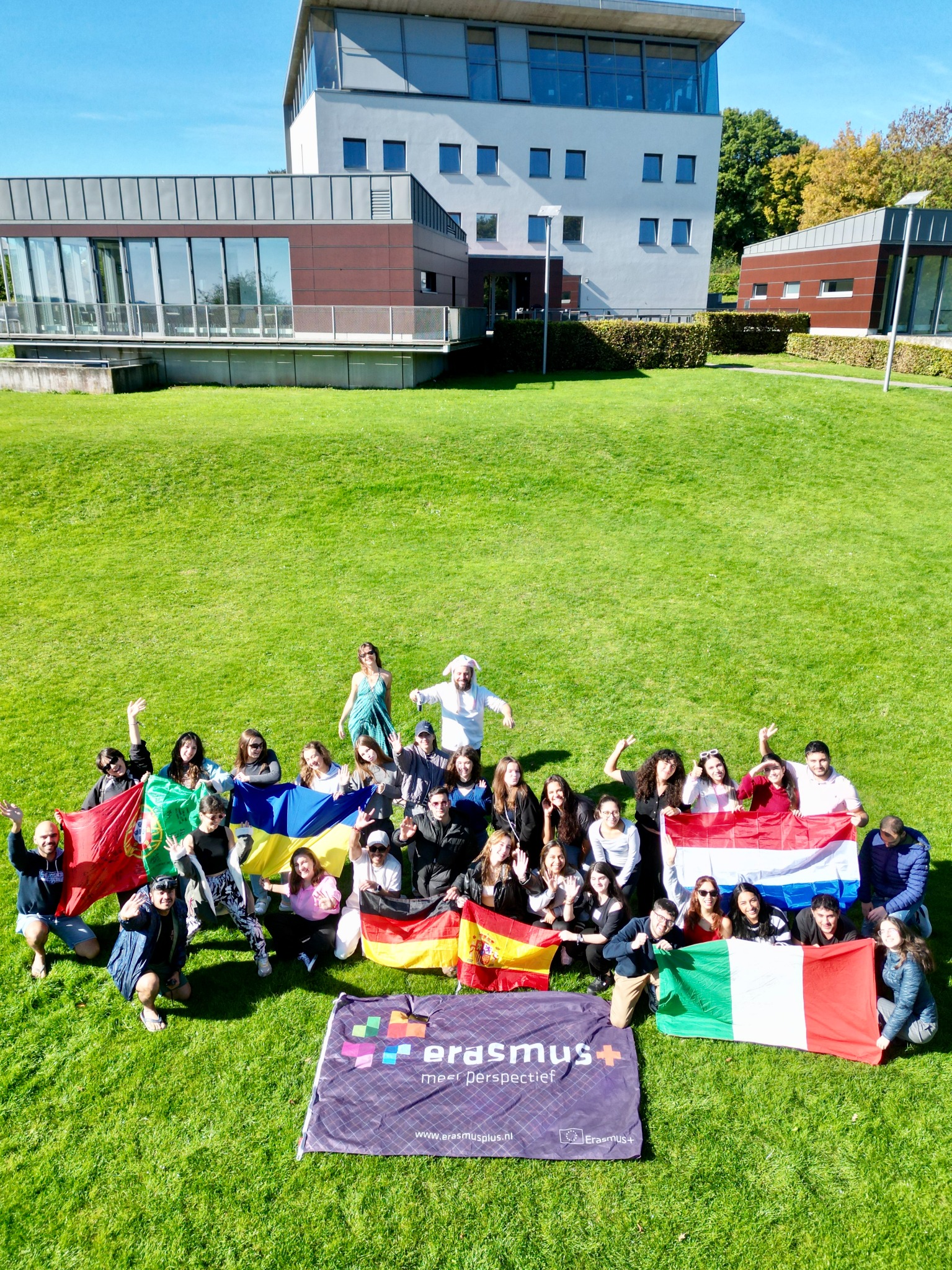 International group during an Erasmus+ project